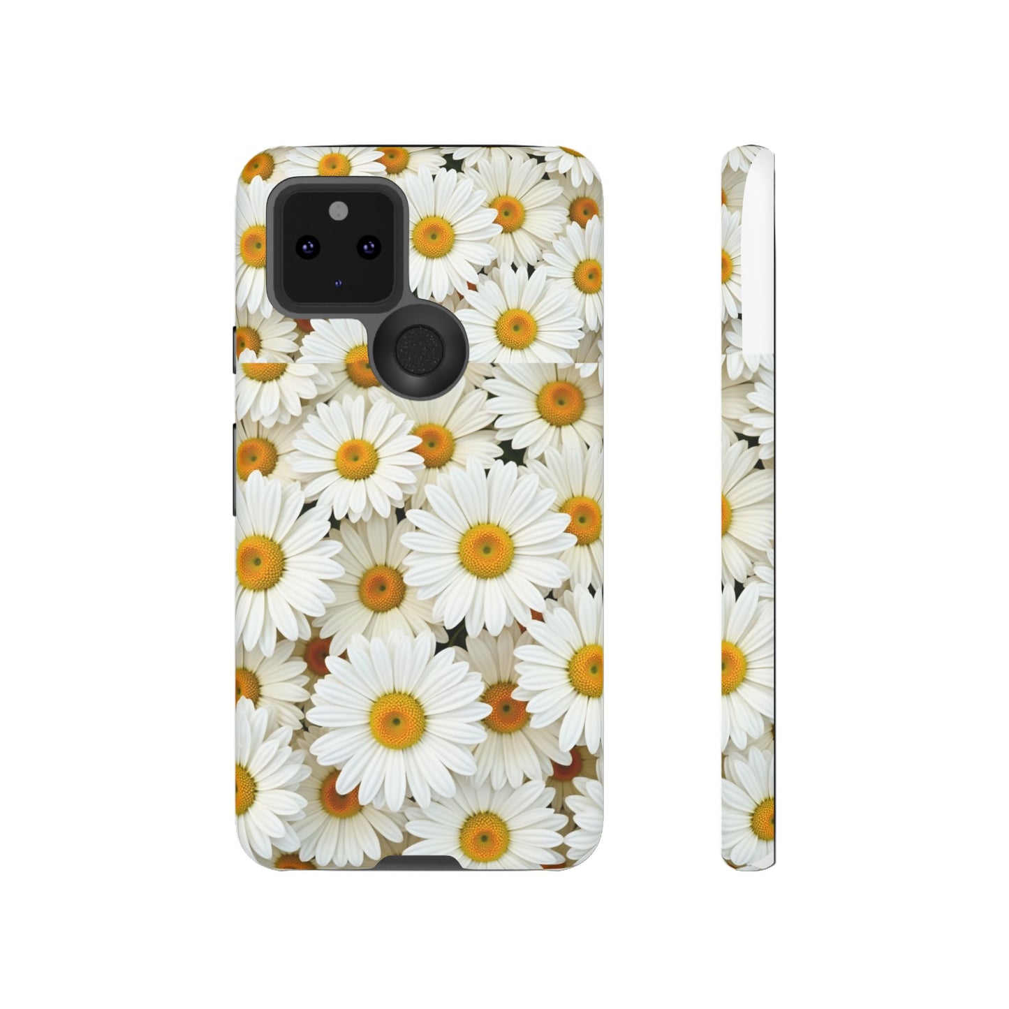 Floral Phone Case, Tough Cases, Daisy Pattern, Nature Lover Gift, Spring Accessory, Stylish Protection