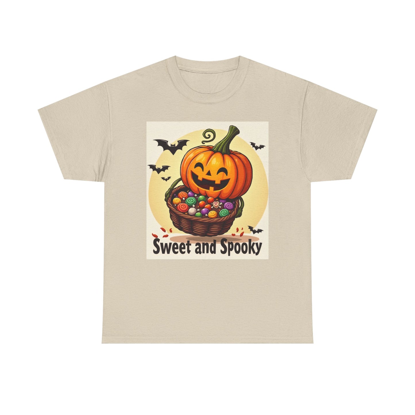 Sweet and Spooky Halloween Tee, Unisex Cotton Shirt for Fall, Pumpkin Lover's Gift, Trick or Treat Top, Halloween Party Wear