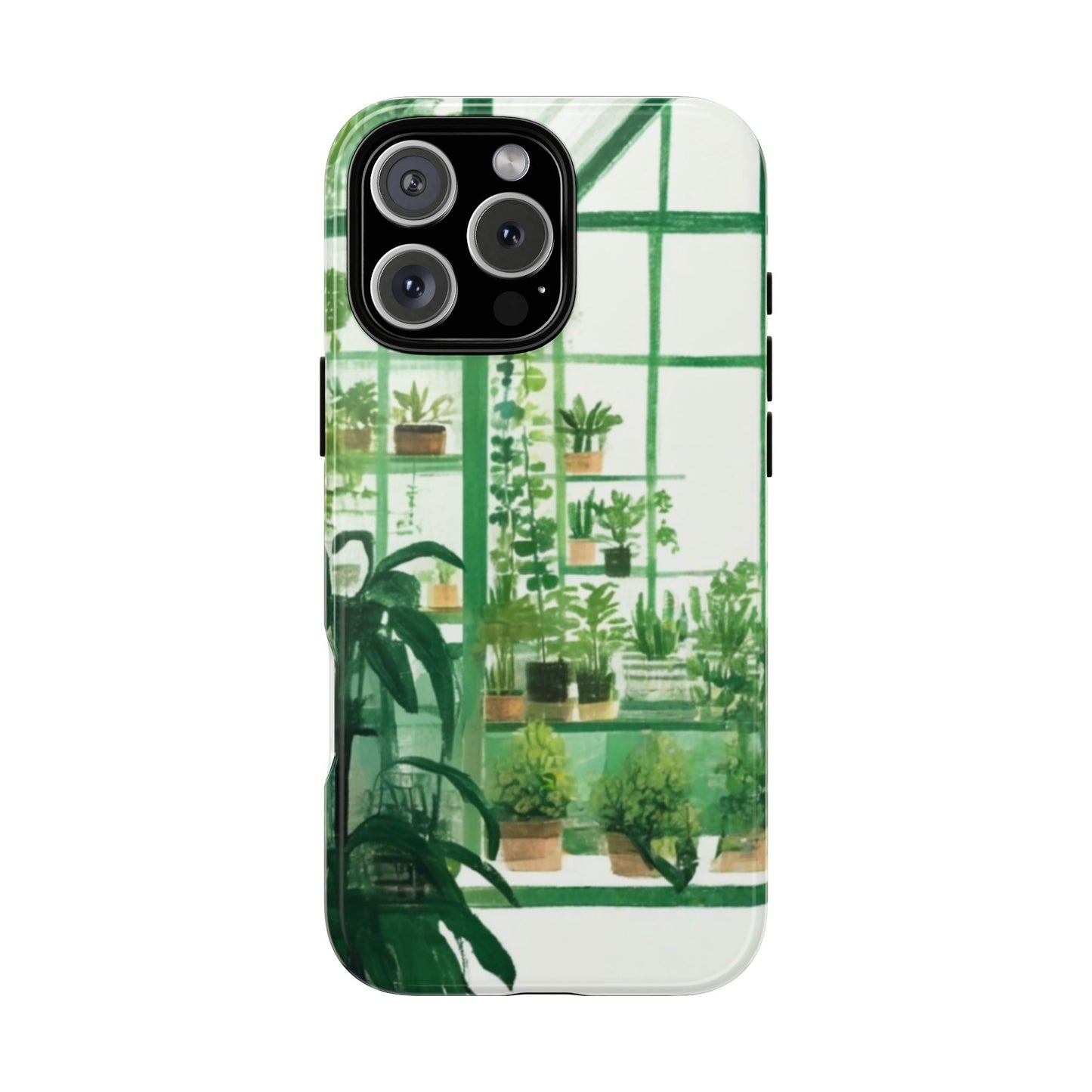 Greenhouse Phone Case - Tough Cases, Plant Lover Gift, Gardening Accessories, Eco-Friendly Tech, Nature-Inspired Design