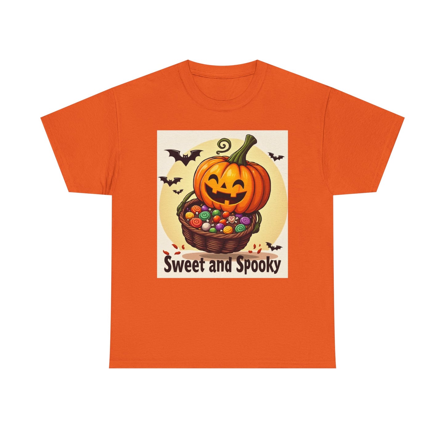 Sweet and Spooky Halloween Tee, Unisex Cotton Shirt for Fall, Pumpkin Lover's Gift, Trick or Treat Top, Halloween Party Wear