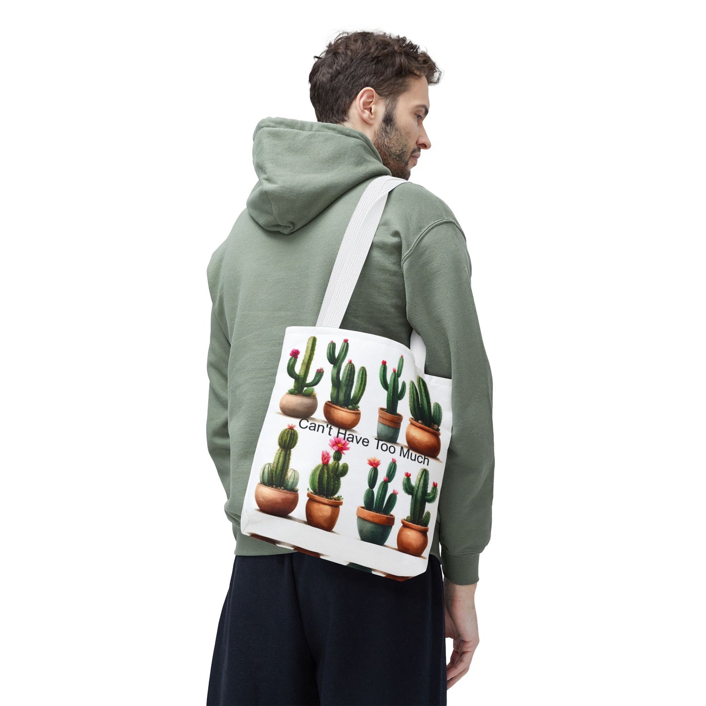 Cactus Lover Tote Bag - Perfect for Gardening Enthusiasts, Plant Parents, Eco-Friendly Shopping, and Casual Outings
