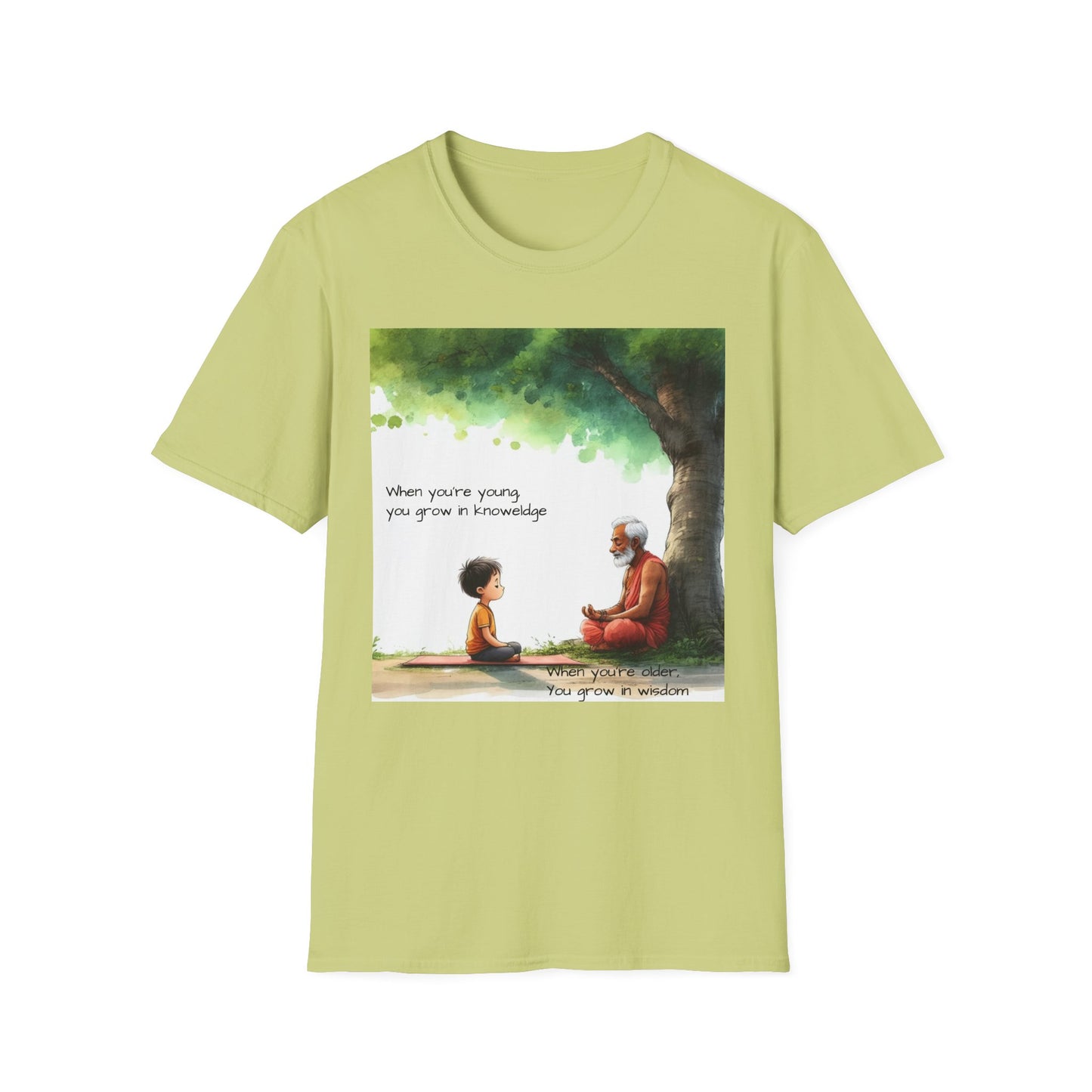 Wisdom T-Shirt - Inspirational Quote, Unisex Tee for Personal Growth, Gift for Teachers, Motivational Apparel