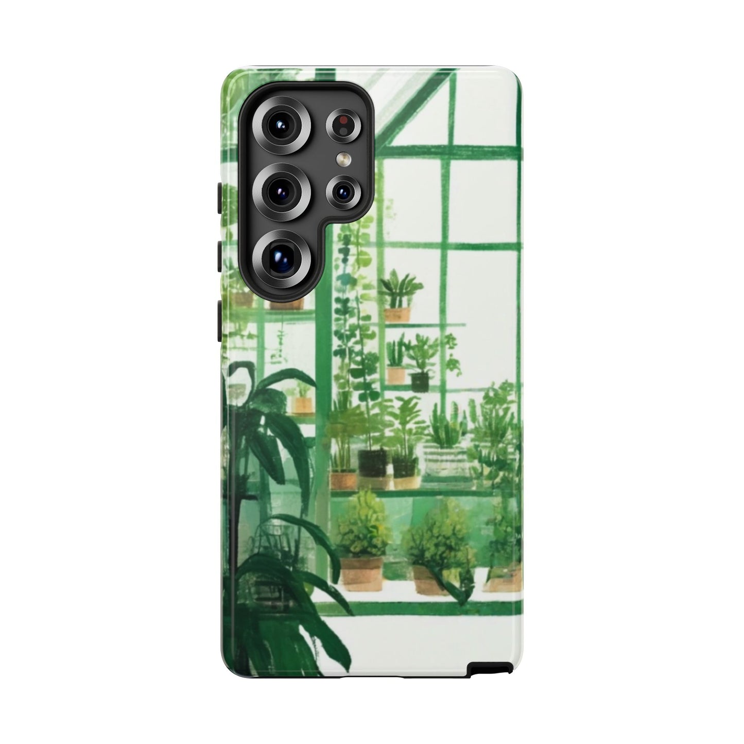 Greenhouse Phone Case - Tough Cases, Plant Lover Gift, Gardening Accessories, Eco-Friendly Tech, Nature-Inspired Design