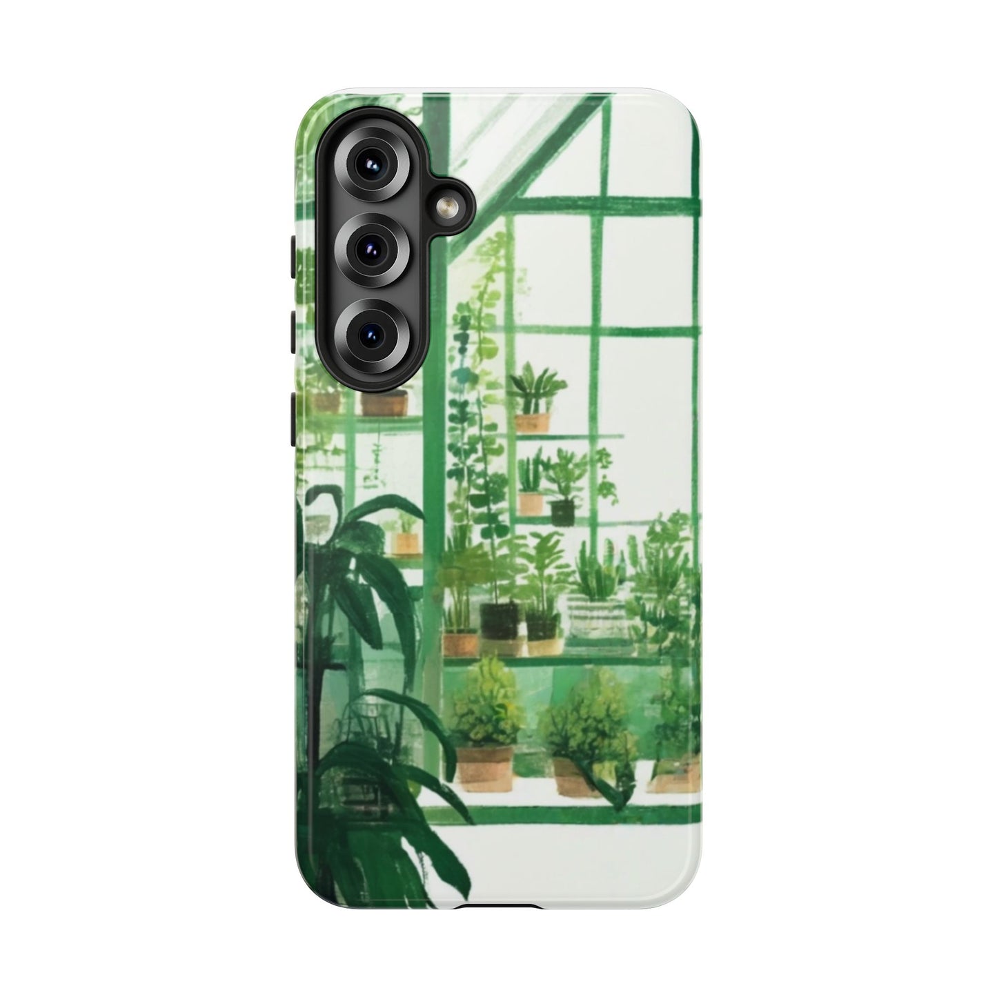 Greenhouse Phone Case - Tough Cases, Plant Lover Gift, Gardening Accessories, Eco-Friendly Tech, Nature-Inspired Design