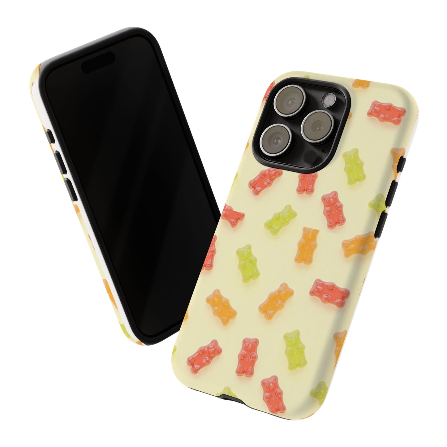 Gummy Bear Phone Case, Cute Tough Cover, Fun Candy Design, Unique Gift for Kids and Teens, Jelly Candy Style