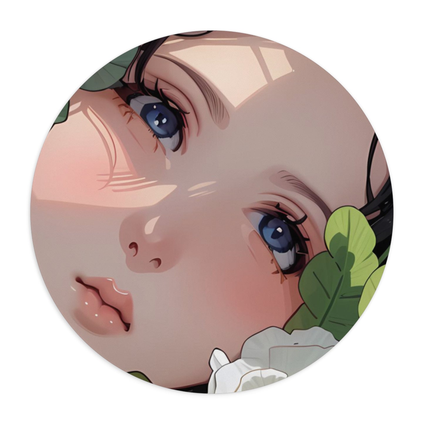 Whimsical Floral Mouse Pad, Cute Desk Accessory, Gifts for Her, Aesthetic Office Decor, Unique Computer Accessories