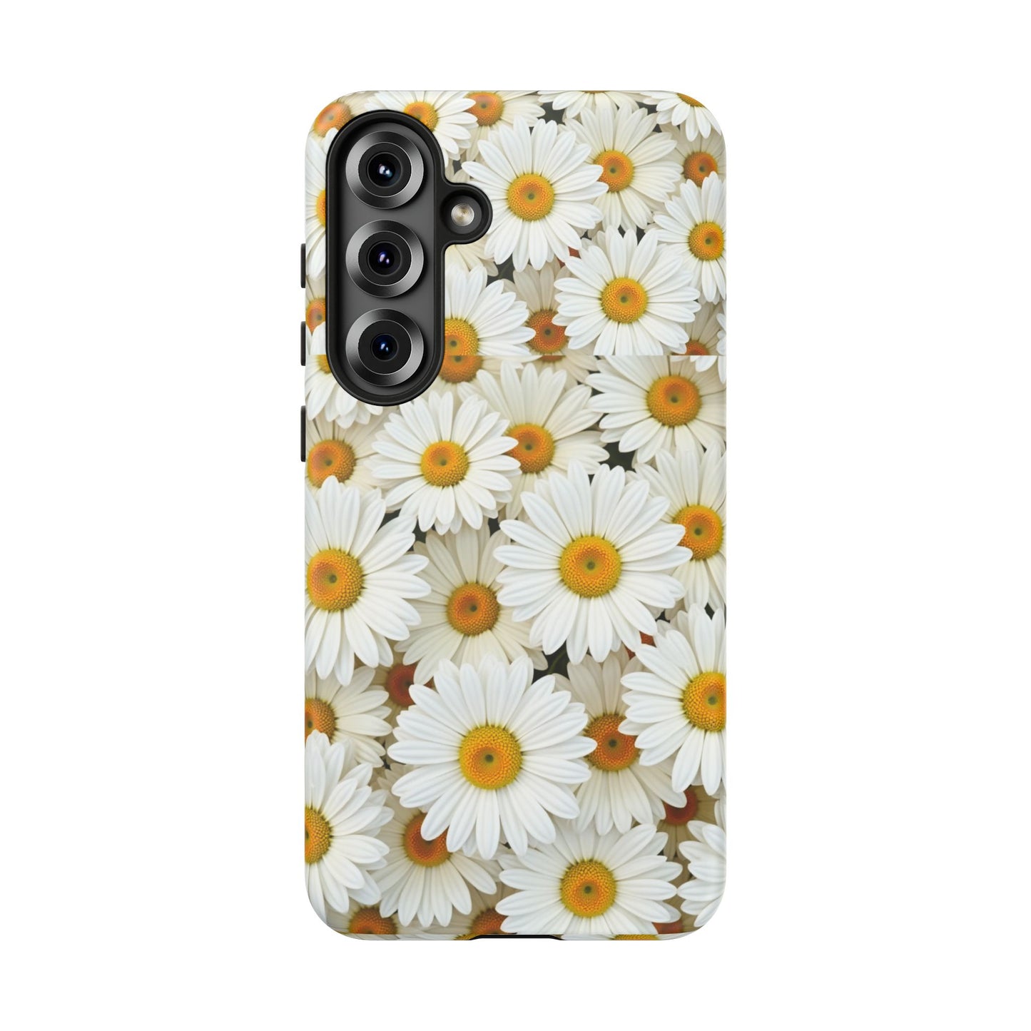 Floral Phone Case, Tough Cases, Daisy Pattern, Nature Lover Gift, Spring Accessory, Stylish Protection