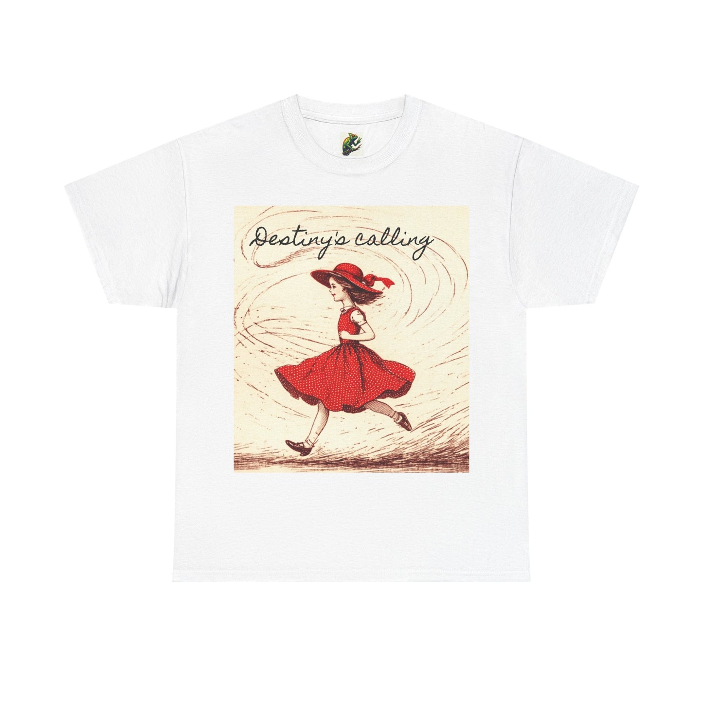 Vintage Whimsical Art Tee, Playful Graphic Shirt, Cute Wearable Art, Gift for Art and vintage Lovers, Unique Casual Tee.