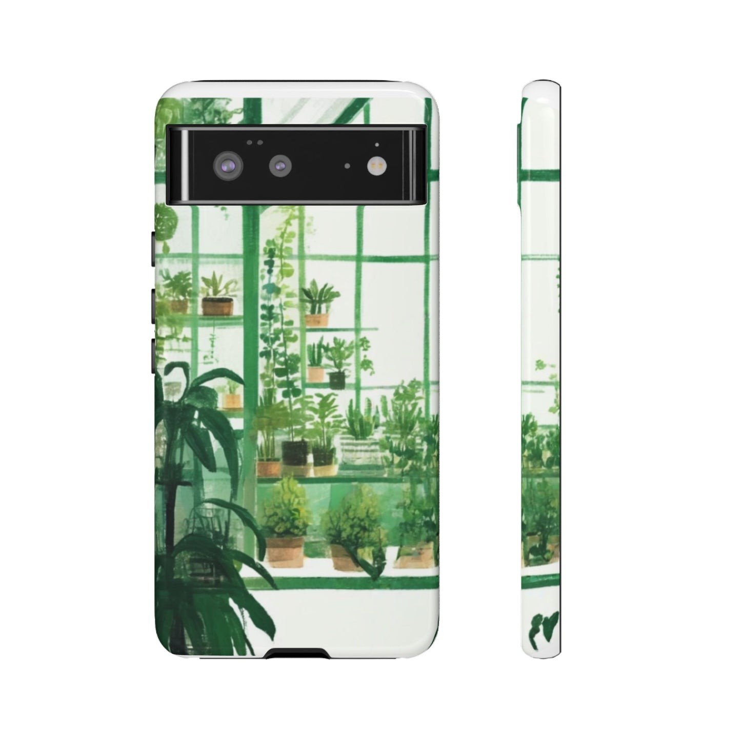 Greenhouse Phone Case - Tough Cases, Plant Lover Gift, Gardening Accessories, Eco-Friendly Tech, Nature-Inspired Design