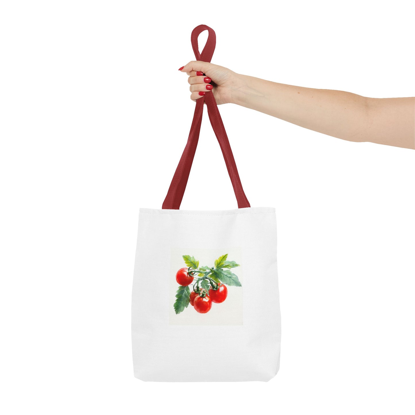 Tomato Print Tote Bag - Perfect for Farmers Markets, Grocery Shopping, Eco-Friendly, Gardening Gifts, Summer Outings