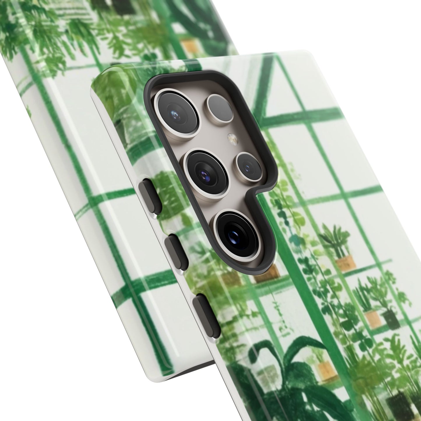 Greenhouse Phone Case - Tough Cases, Plant Lover Gift, Gardening Accessories, Eco-Friendly Tech, Nature-Inspired Design