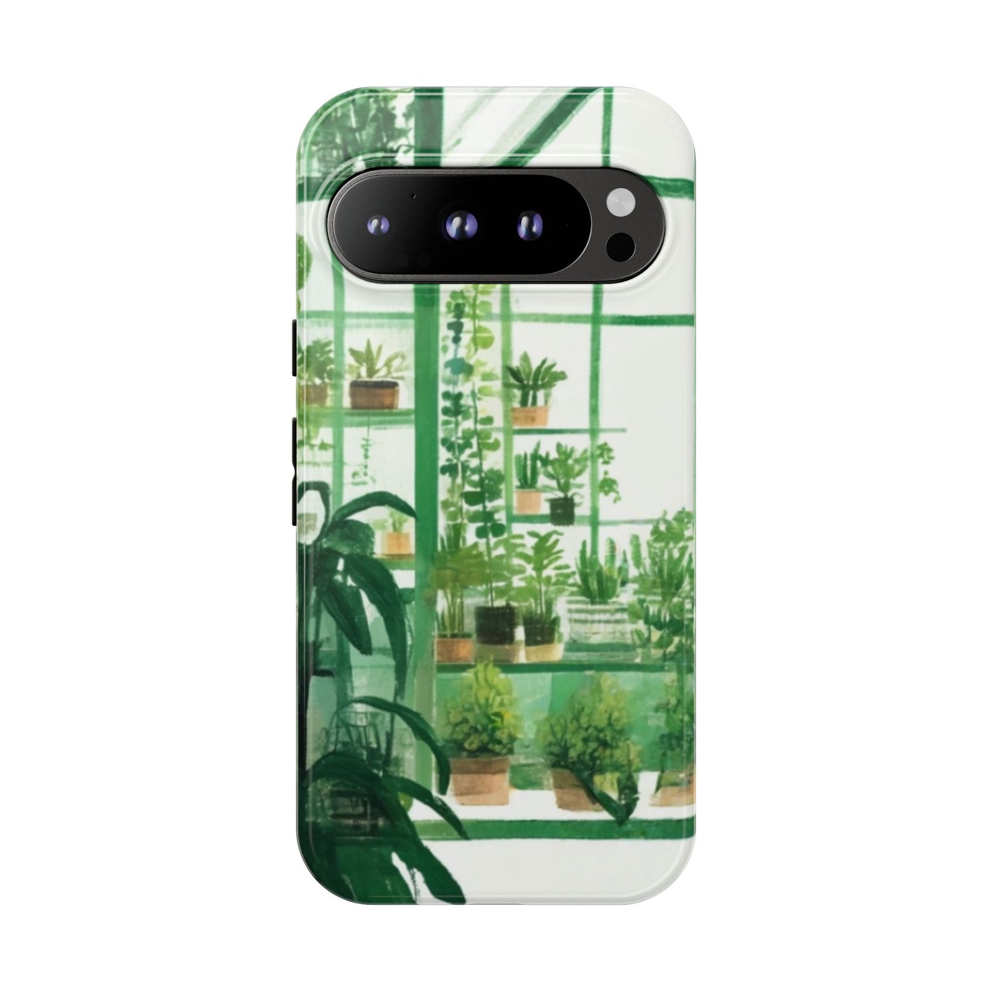 Greenhouse Phone Case - Tough Cases, Plant Lover Gift, Gardening Accessories, Eco-Friendly Tech, Nature-Inspired Design