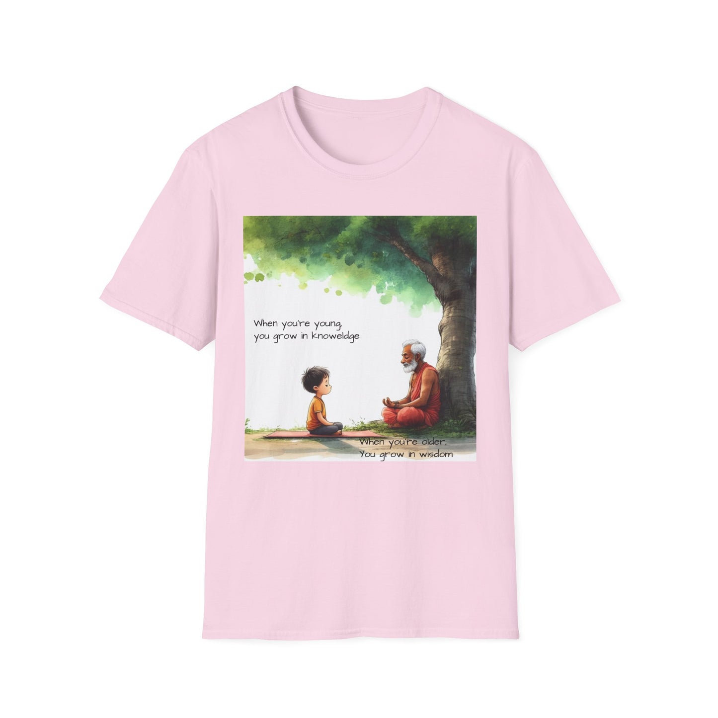 Wisdom T-Shirt - Inspirational Quote, Unisex Tee for Personal Growth, Gift for Teachers, Motivational Apparel