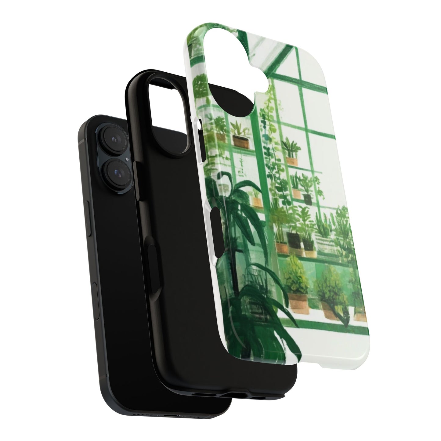 Greenhouse Phone Case - Tough Cases, Plant Lover Gift, Gardening Accessories, Eco-Friendly Tech, Nature-Inspired Design