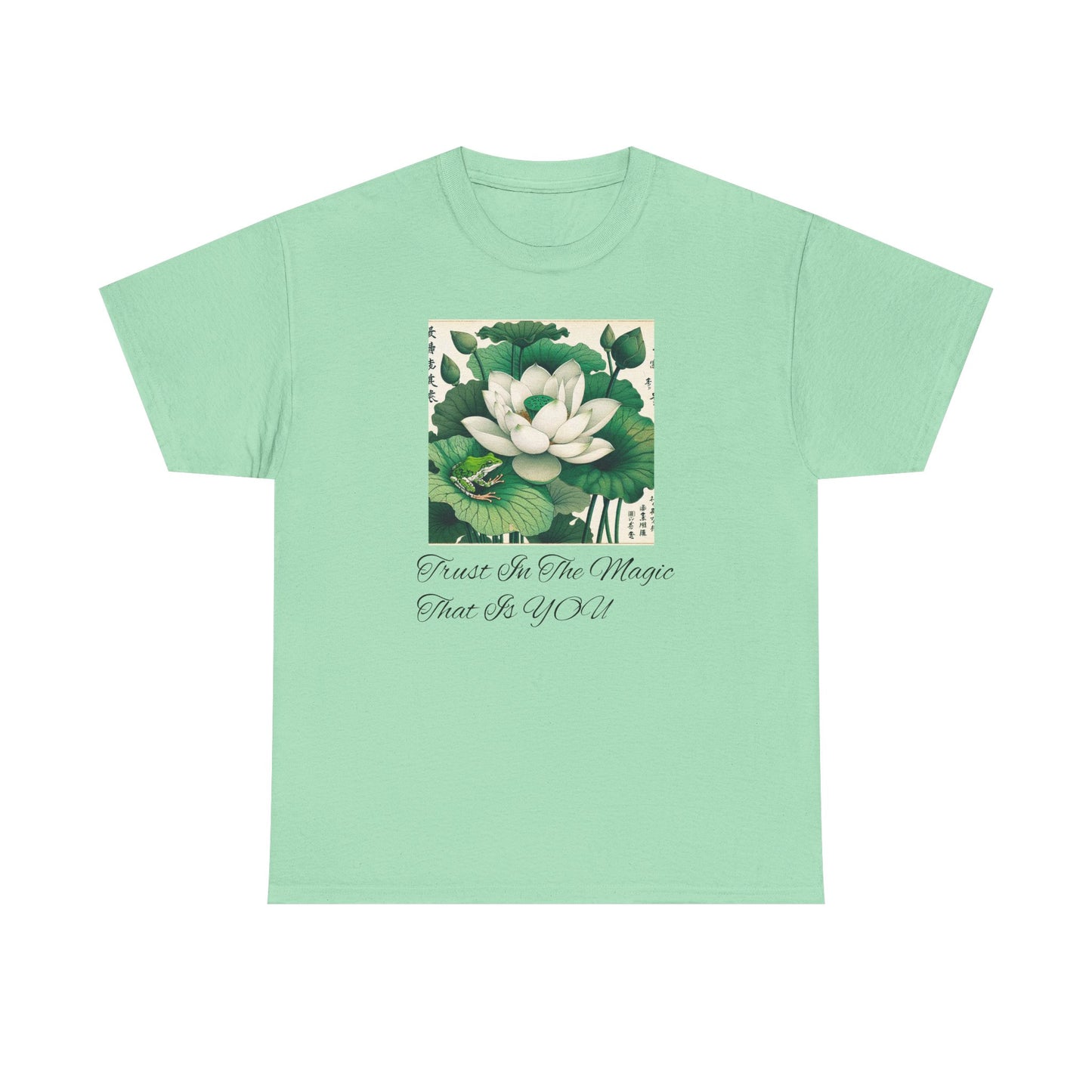 Lotus Flower Inspirational Tee - Mindfulness Shirt, Relaxed Summer Top, Unisex Gift, Yoga Apparel, Zen Fashion
