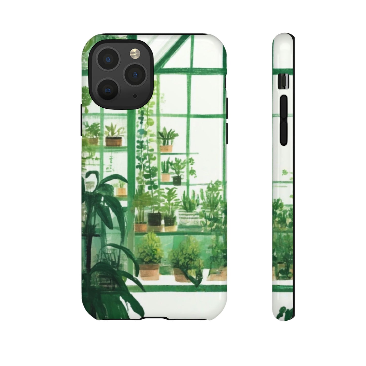 Greenhouse Phone Case - Tough Cases, Plant Lover Gift, Gardening Accessories, Eco-Friendly Tech, Nature-Inspired Design
