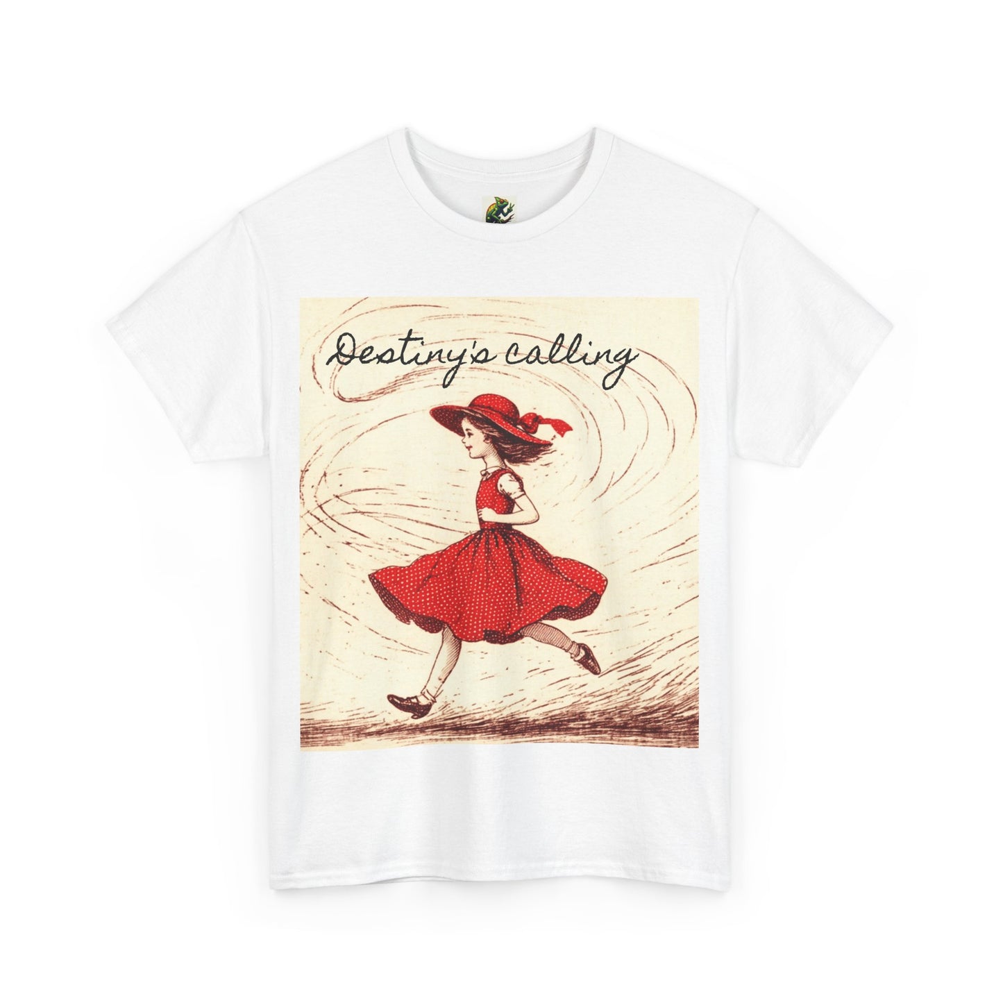 Vintage Whimsical Art Tee, Playful Graphic Shirt, Cute Wearable Art, Gift for Art and vintage Lovers, Unique Casual Tee.