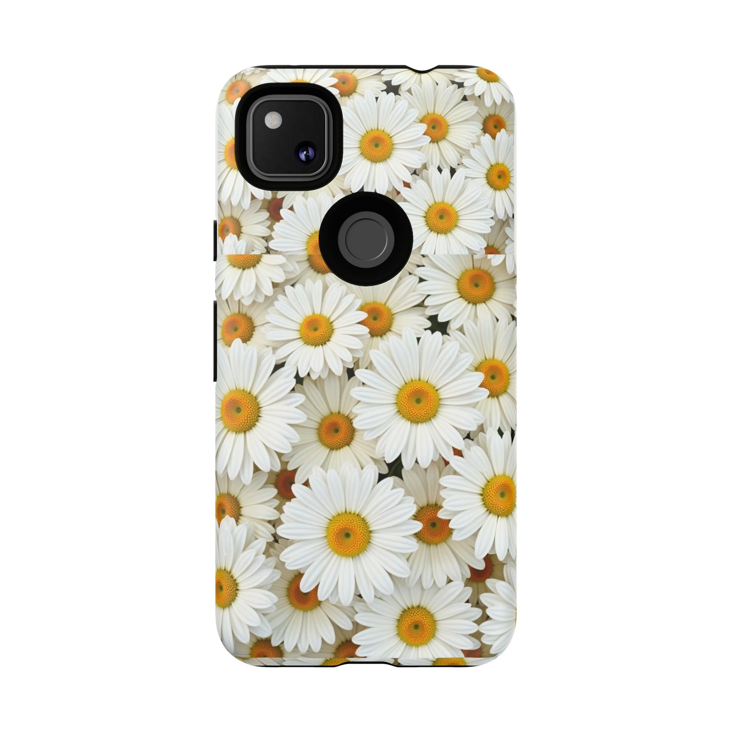 Floral Phone Case, Tough Cases, Daisy Pattern, Nature Lover Gift, Spring Accessory, Stylish Protection