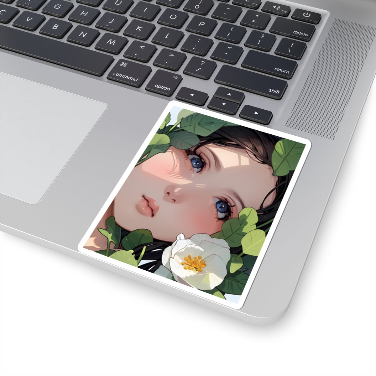Serene Nature Kiss-Cut Stickers - Floral Aesthetic Decals for Journals, Laptops, Water Bottles, Gifts, and Decor