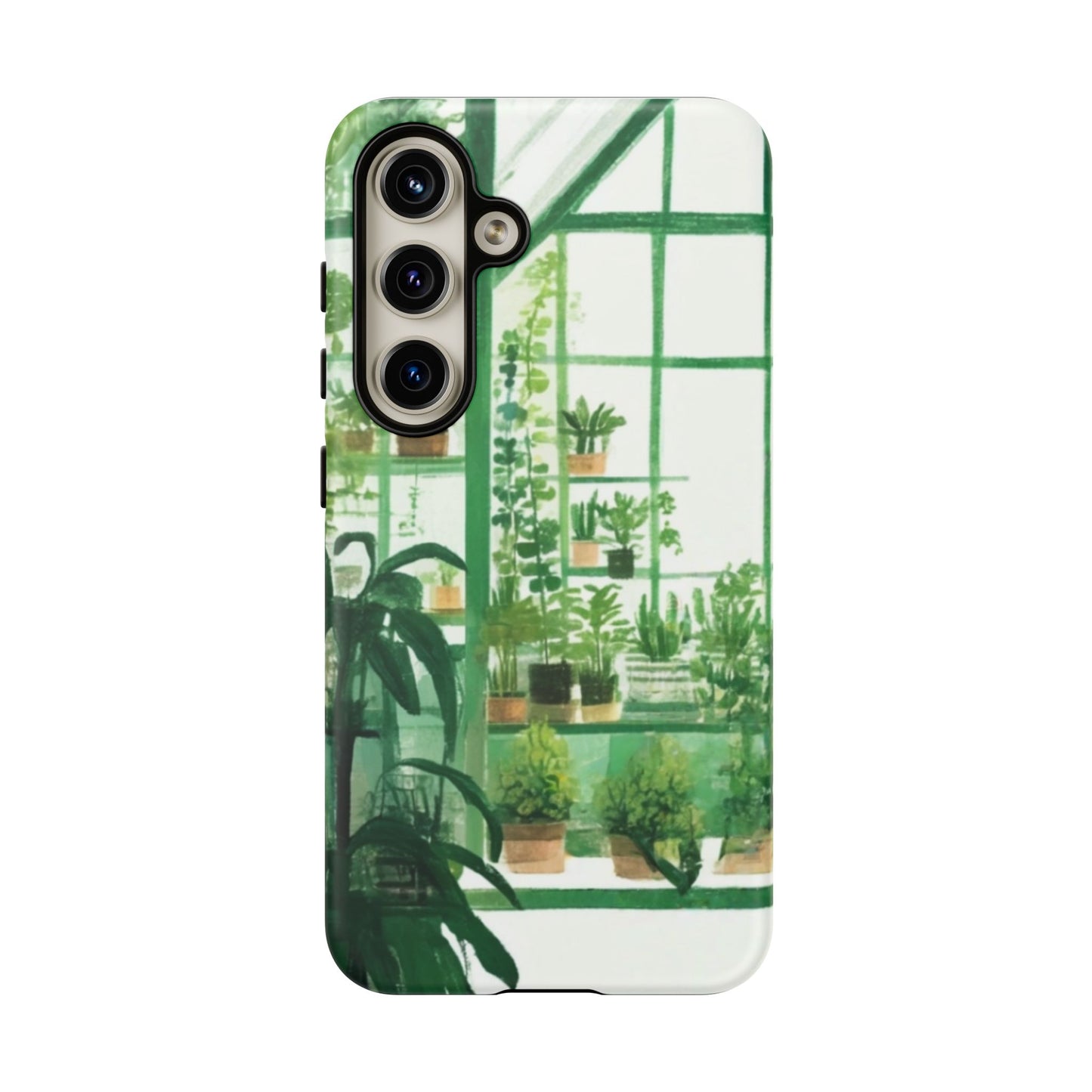 Greenhouse Phone Case - Tough Cases, Plant Lover Gift, Gardening Accessories, Eco-Friendly Tech, Nature-Inspired Design