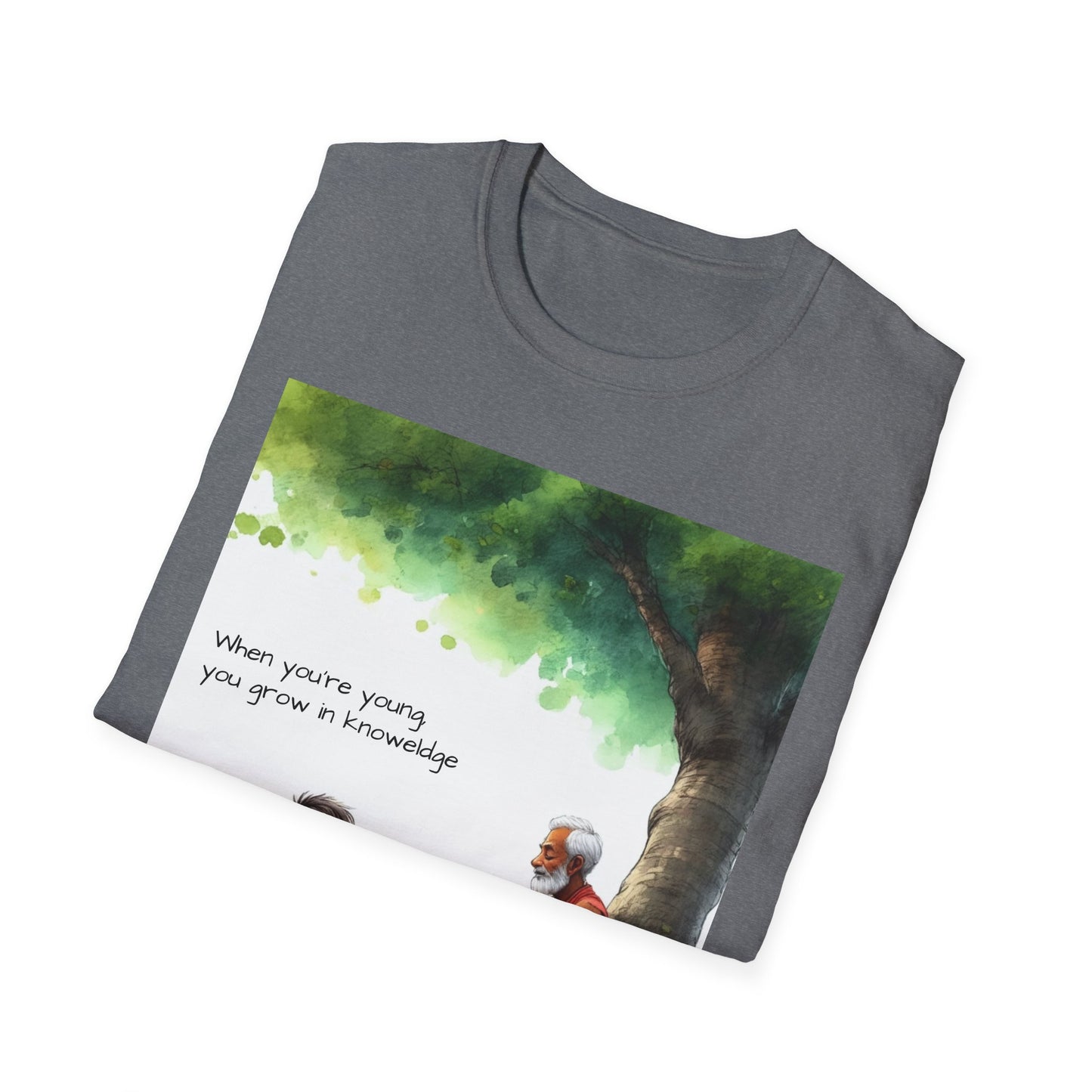 Wisdom T-Shirt - Inspirational Quote, Unisex Tee for Personal Growth, Gift for Teachers, Motivational Apparel