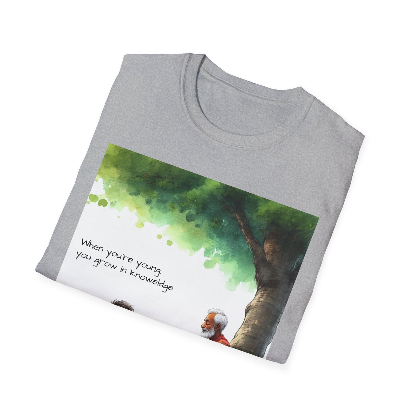 Wisdom T-Shirt - Inspirational Quote, Unisex Tee for Personal Growth, Gift for Teachers, Motivational Apparel