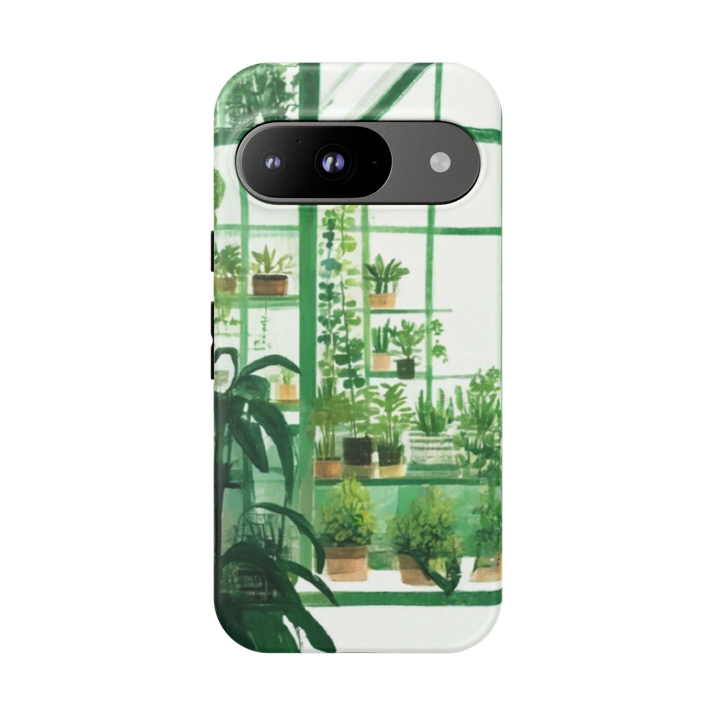 Greenhouse Phone Case - Tough Cases, Plant Lover Gift, Gardening Accessories, Eco-Friendly Tech, Nature-Inspired Design