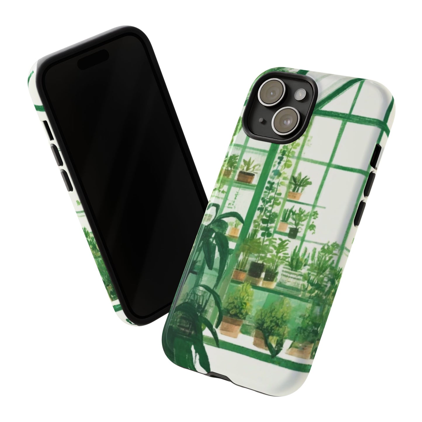 Greenhouse Phone Case - Tough Cases, Plant Lover Gift, Gardening Accessories, Eco-Friendly Tech, Nature-Inspired Design