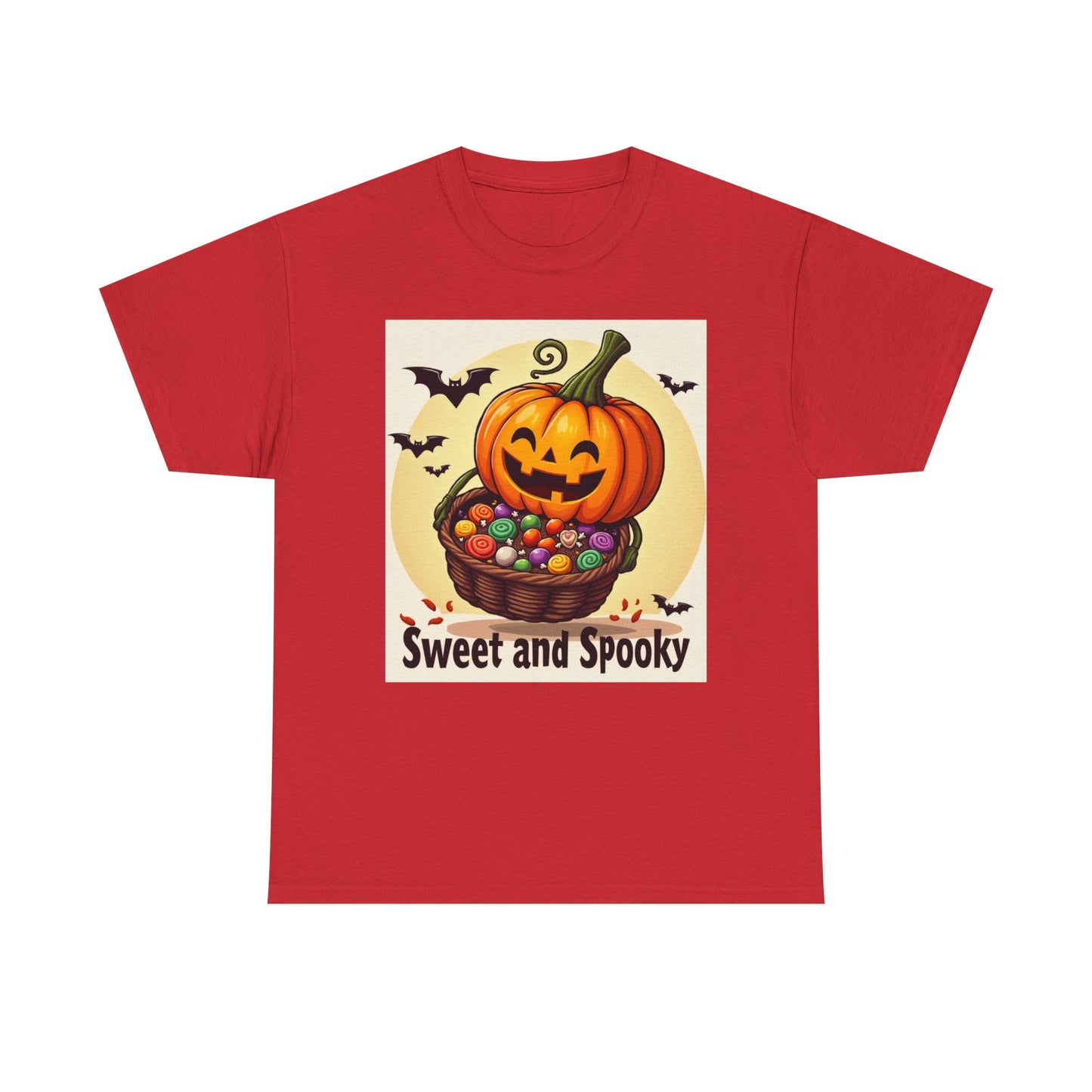 Sweet and Spooky Halloween Tee, Unisex Cotton Shirt for Fall, Pumpkin Lover's Gift, Trick or Treat Top, Halloween Party Wear