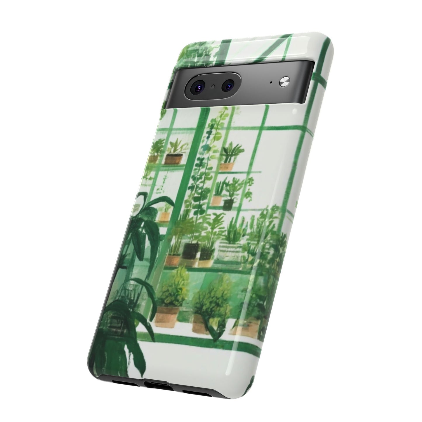 Greenhouse Phone Case - Tough Cases, Plant Lover Gift, Gardening Accessories, Eco-Friendly Tech, Nature-Inspired Design