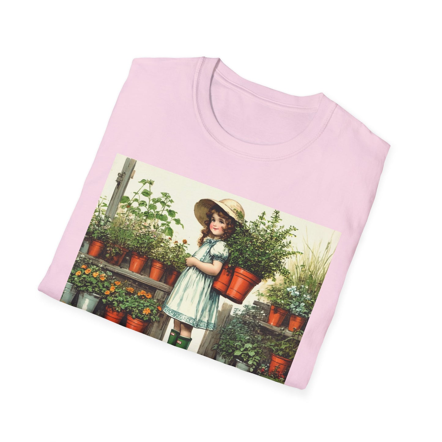 Vintage Garden T-Shirt, Rich in Plants Tee, Floral Apparel, Nature Lover Gift, Gardening Tee, Eco-Friendly Fashion
