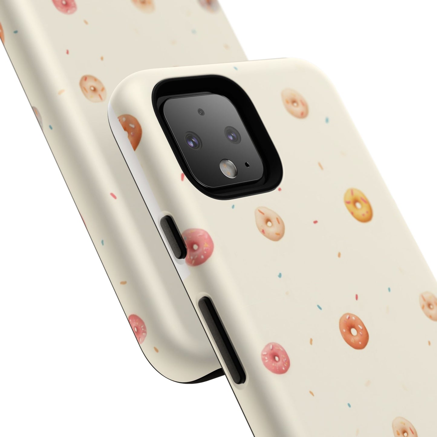 Donut Pattern Phone Case, Cute Phone Cover for Food Lovers, Fun Gift for Birthdays, Sweet Treats, Aesthetic Accessories