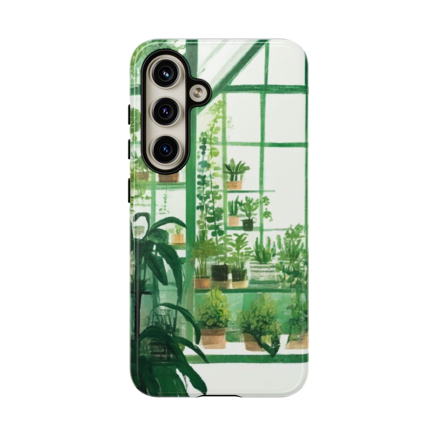 Greenhouse Phone Case - Tough Cases, Plant Lover Gift, Gardening Accessories, Eco-Friendly Tech, Nature-Inspired Design