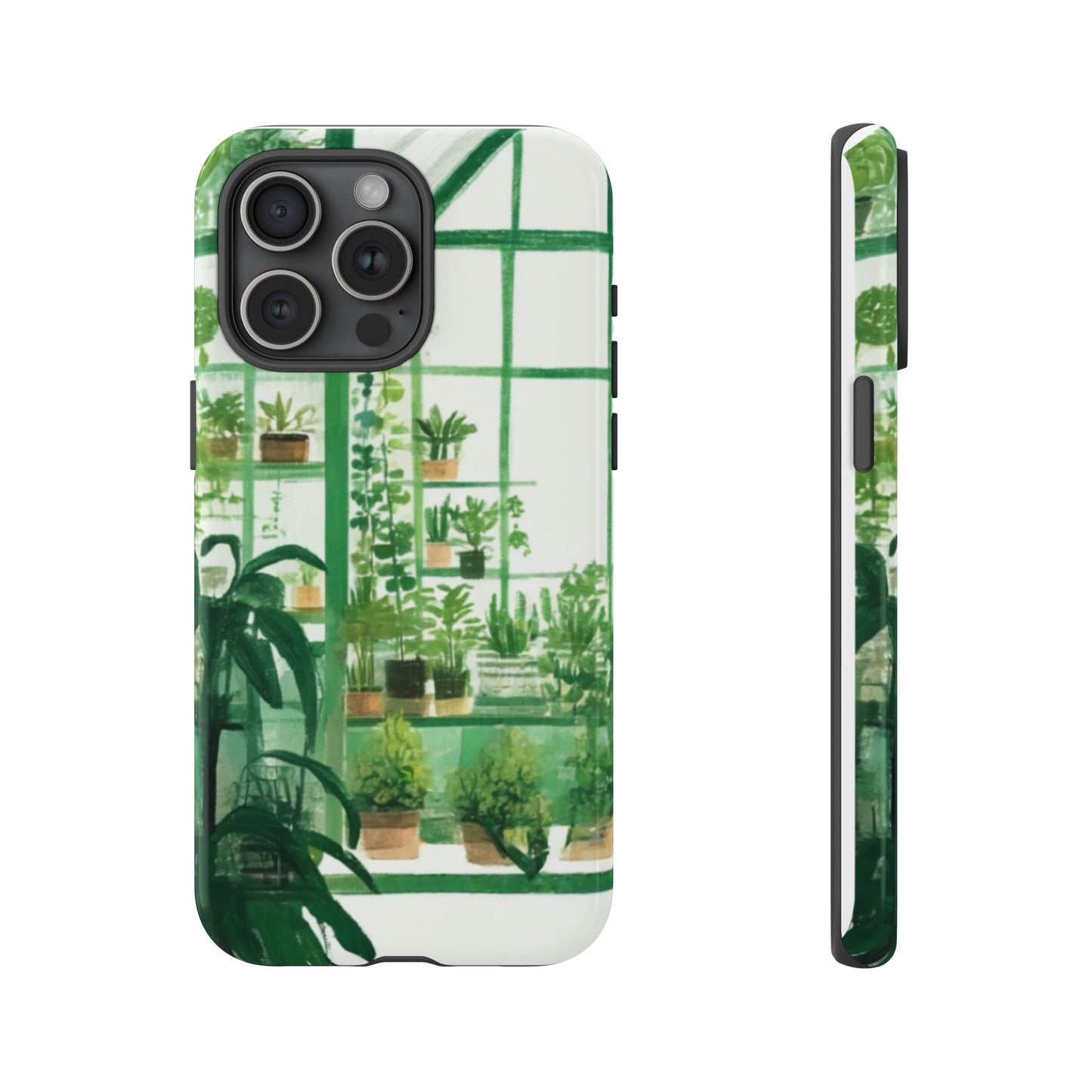 Greenhouse Phone Case - Tough Cases, Plant Lover Gift, Gardening Accessories, Eco-Friendly Tech, Nature-Inspired Design