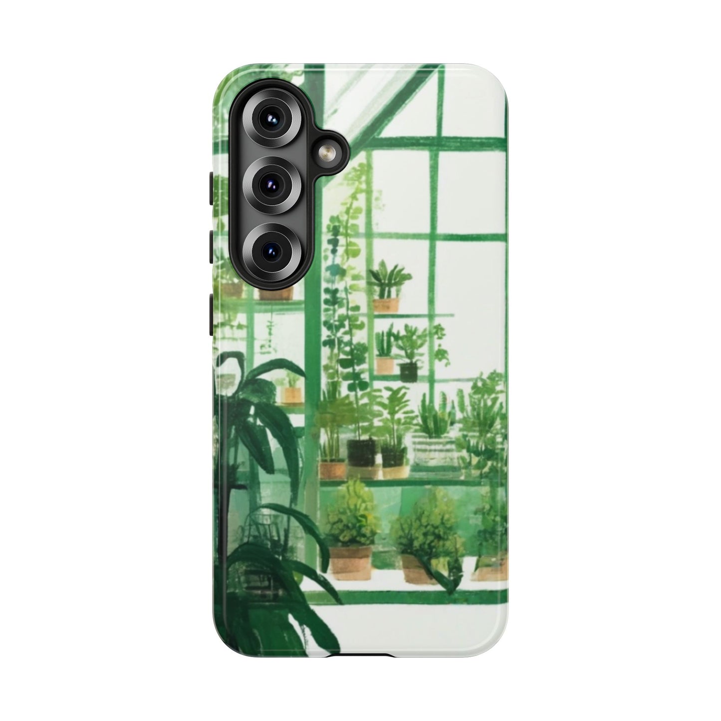 Greenhouse Phone Case - Tough Cases, Plant Lover Gift, Gardening Accessories, Eco-Friendly Tech, Nature-Inspired Design