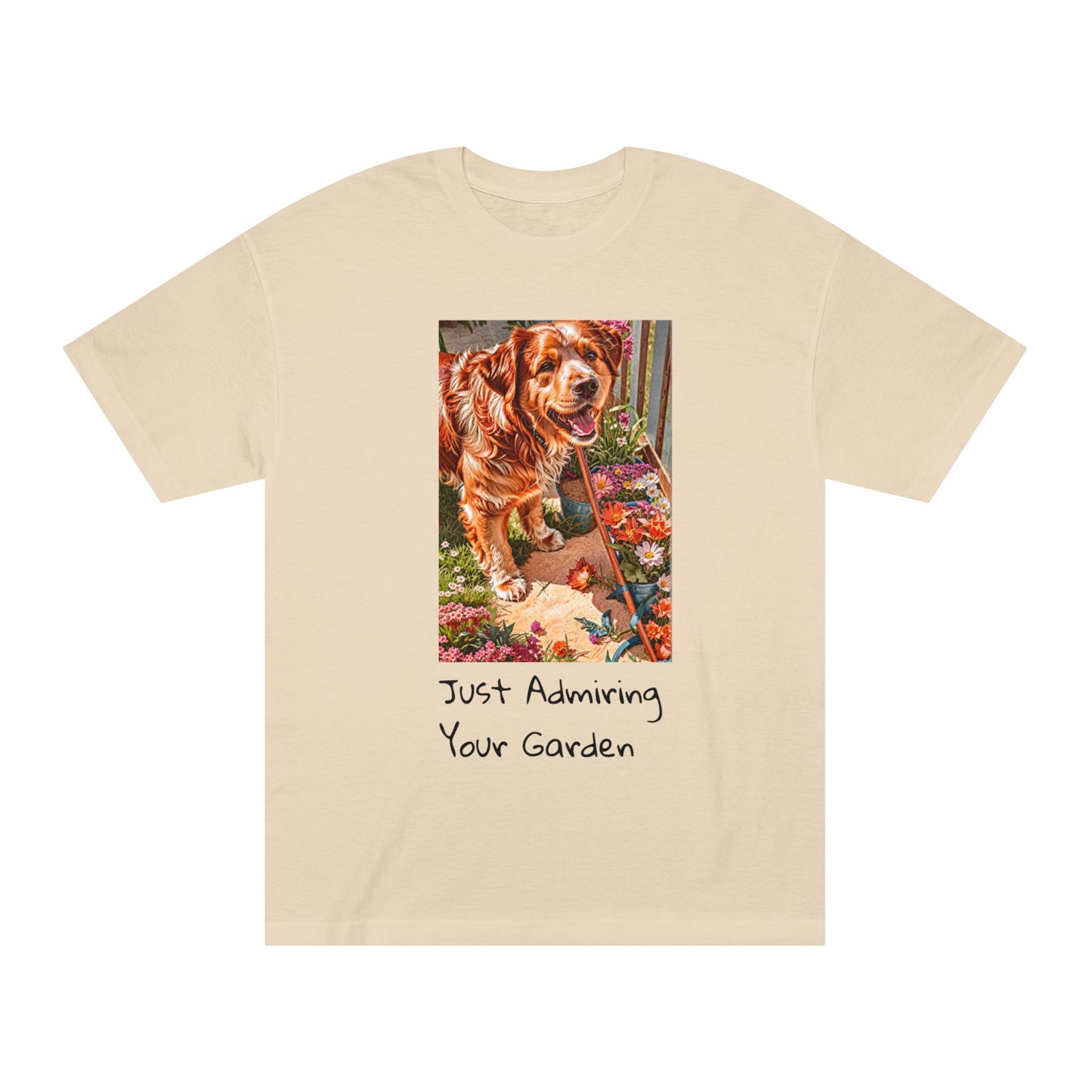 Dog Lover T-Shirt - Funny Dog Destroys Garden