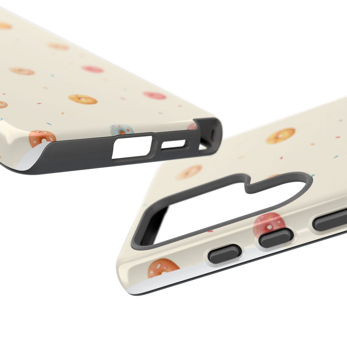 Donut Pattern Phone Case, Cute Phone Cover for Food Lovers, Fun Gift for Birthdays, Sweet Treats, Aesthetic Accessories