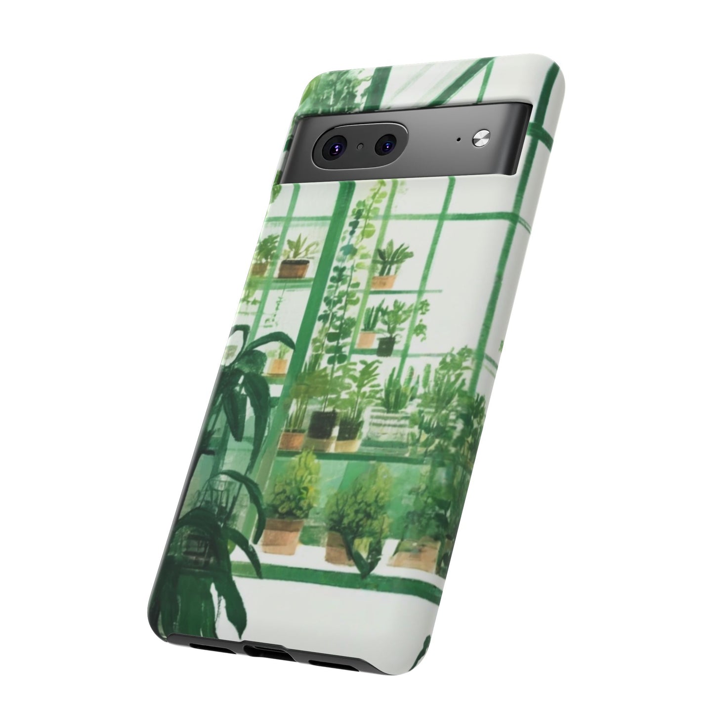 Greenhouse Phone Case - Tough Cases, Plant Lover Gift, Gardening Accessories, Eco-Friendly Tech, Nature-Inspired Design
