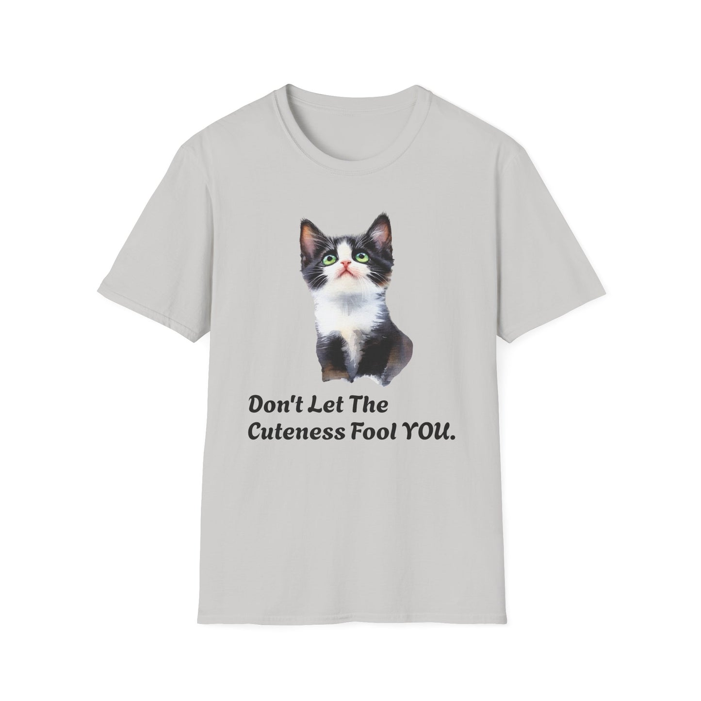 Cute Cat Graphic T-Shirt, Fun Cat Tee, Gift for Cat Lovers, Pet Owner Apparel, Casual Wear, Birthday Gift Idea