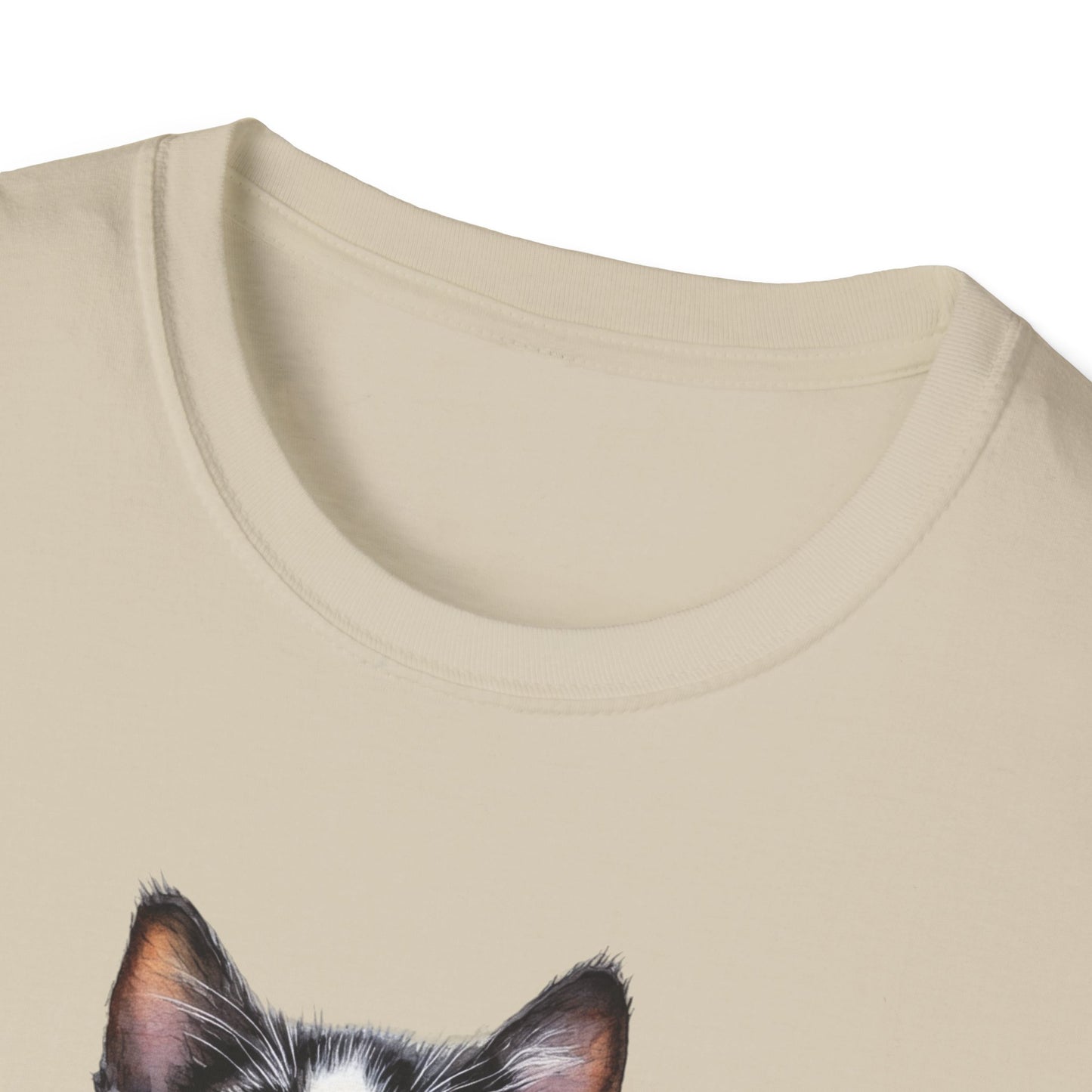 Cute Cat Graphic T-Shirt, Fun Cat Tee, Gift for Cat Lovers, Pet Owner Apparel, Casual Wear, Birthday Gift Idea