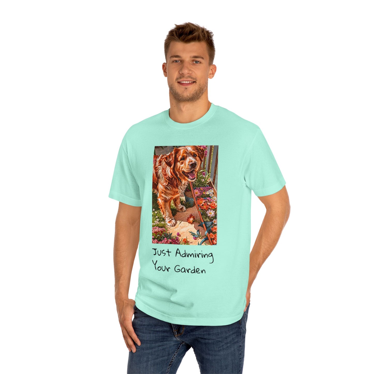 Dog Lover T-Shirt - Funny Dog Destroys Garden