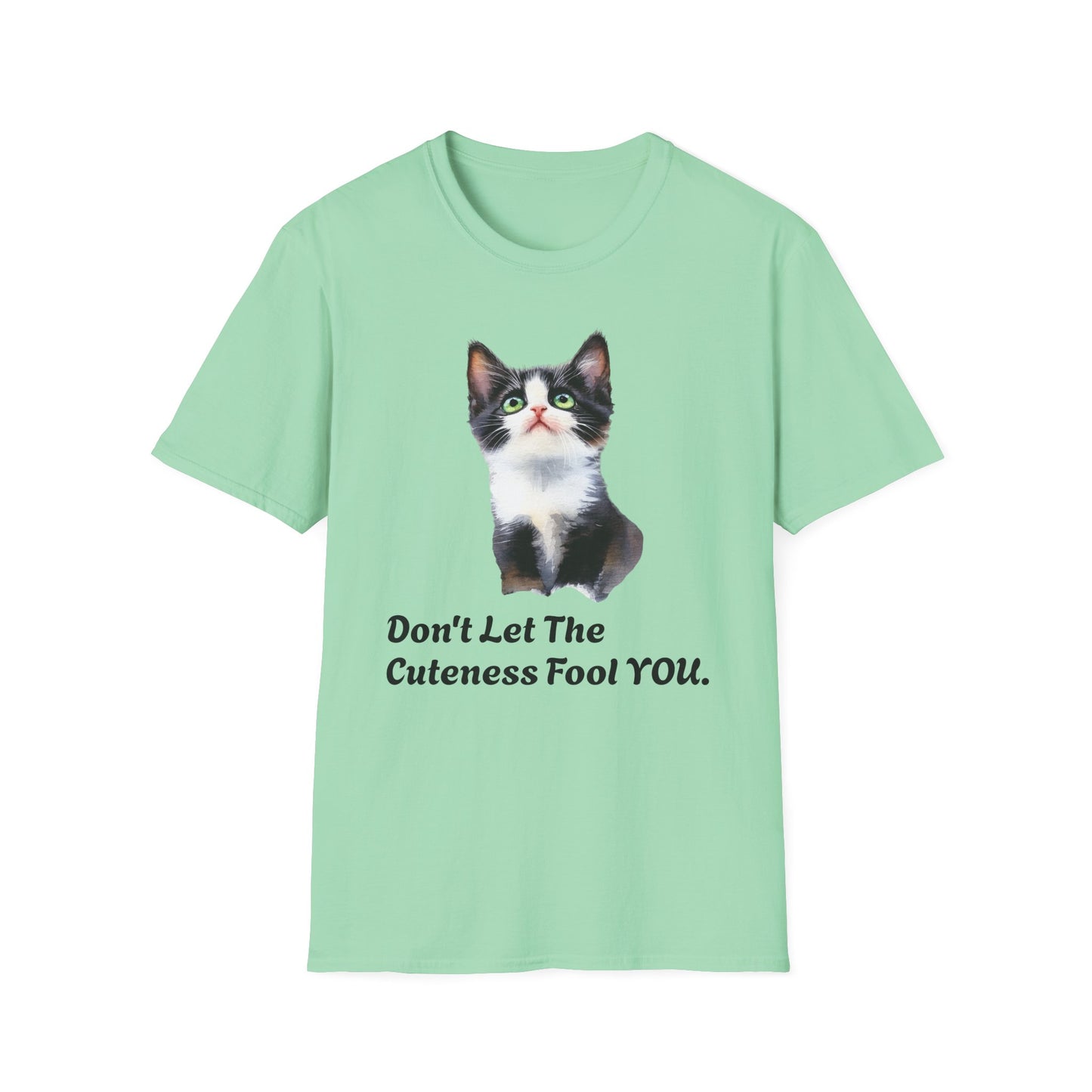 Cute Cat Graphic T-Shirt, Fun Cat Tee, Gift for Cat Lovers, Pet Owner Apparel, Casual Wear, Birthday Gift Idea