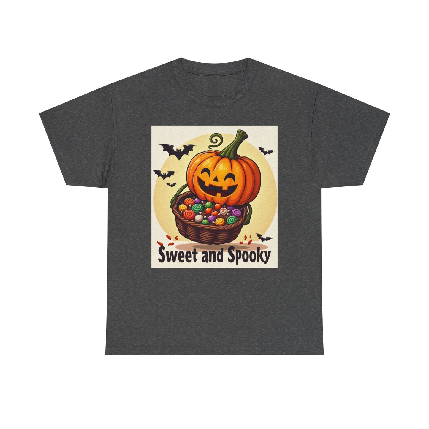Sweet and Spooky Halloween Tee, Unisex Cotton Shirt for Fall, Pumpkin Lover's Gift, Trick or Treat Top, Halloween Party Wear