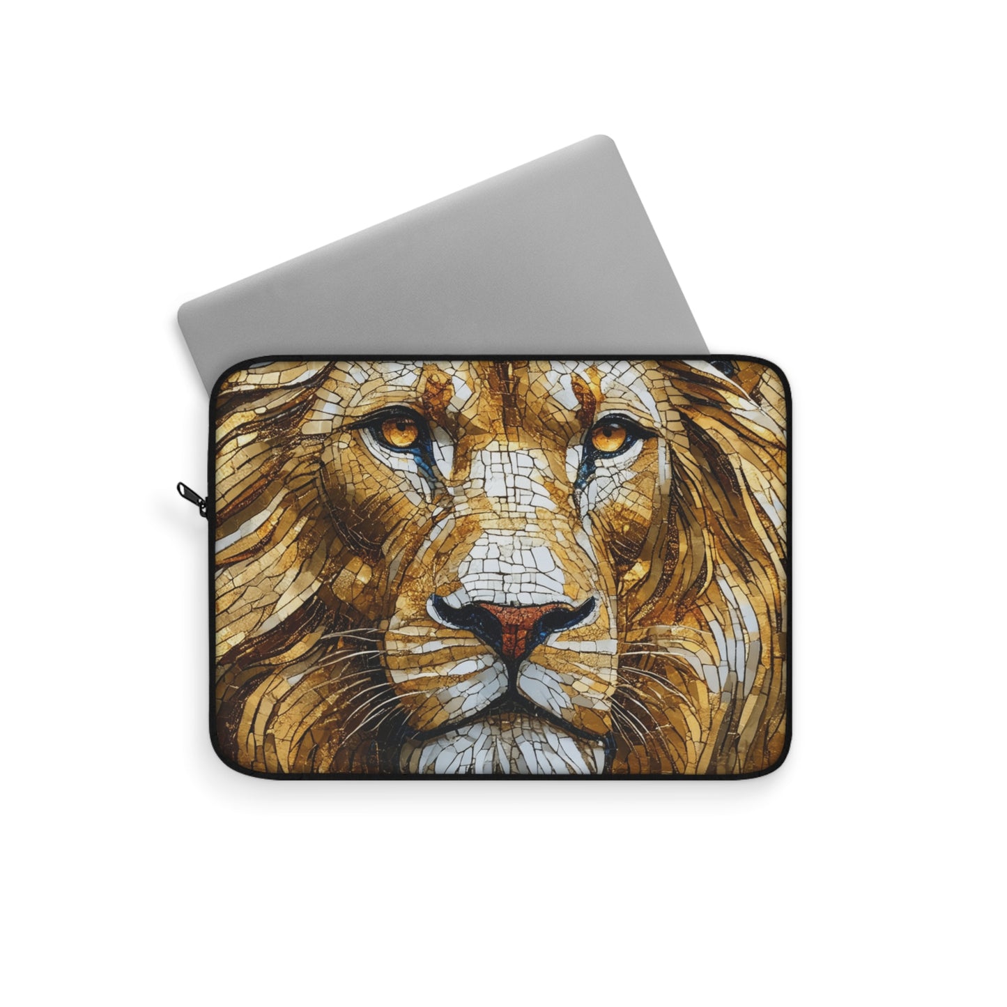 Majestic Lion Laptop Sleeve | Sleek Tech Case, Animal Lover Gift, Unique Laptop Bag, Trendy Sleeve, Wildlife Decor