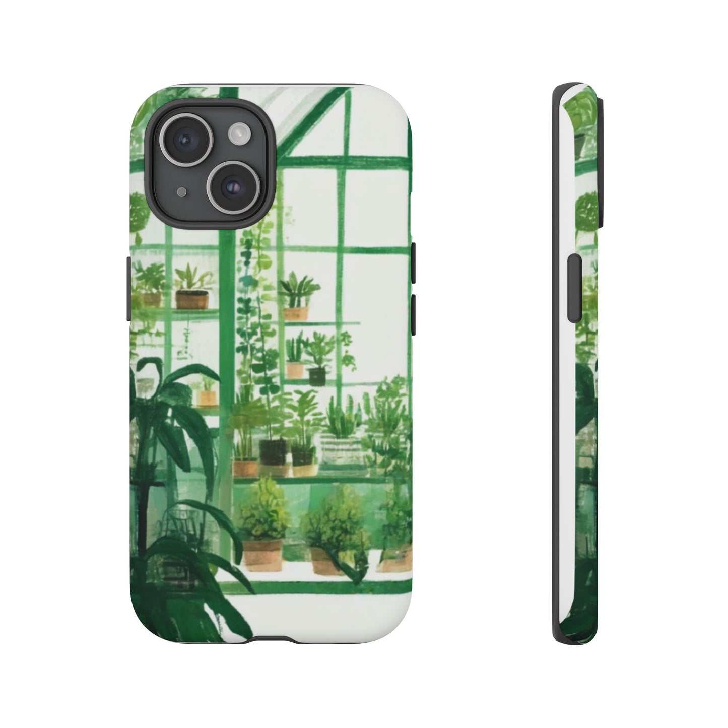 Greenhouse Phone Case - Tough Cases, Plant Lover Gift, Gardening Accessories, Eco-Friendly Tech, Nature-Inspired Design