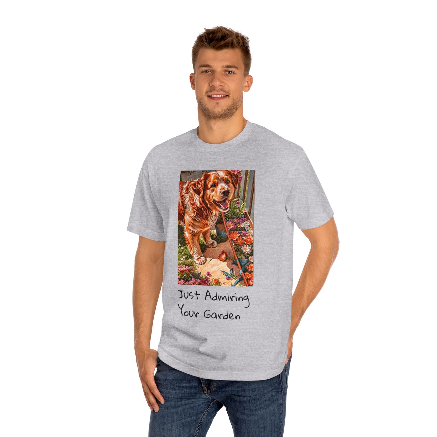 Dog Lover T-Shirt - Funny Dog Destroys Garden