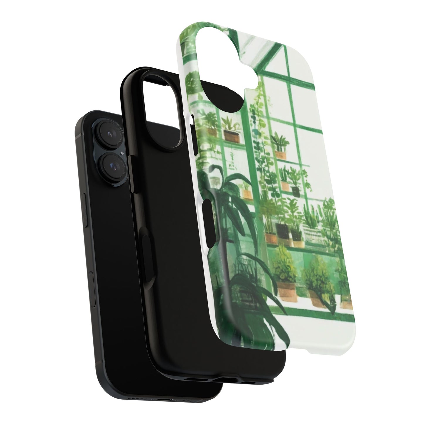 Greenhouse Phone Case - Tough Cases, Plant Lover Gift, Gardening Accessories, Eco-Friendly Tech, Nature-Inspired Design