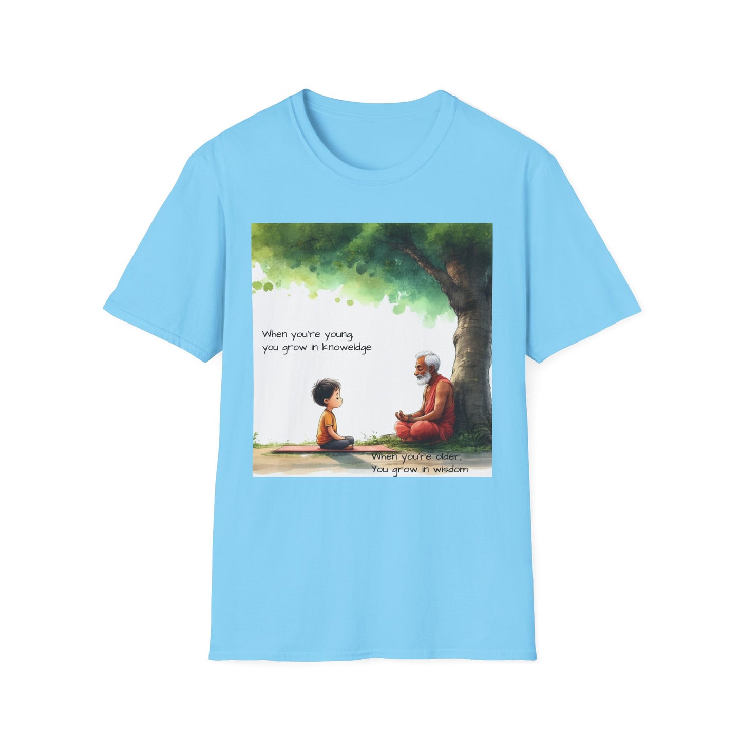 Wisdom T-Shirt - Inspirational Quote, Unisex Tee for Personal Growth, Gift for Teachers, Motivational Apparel