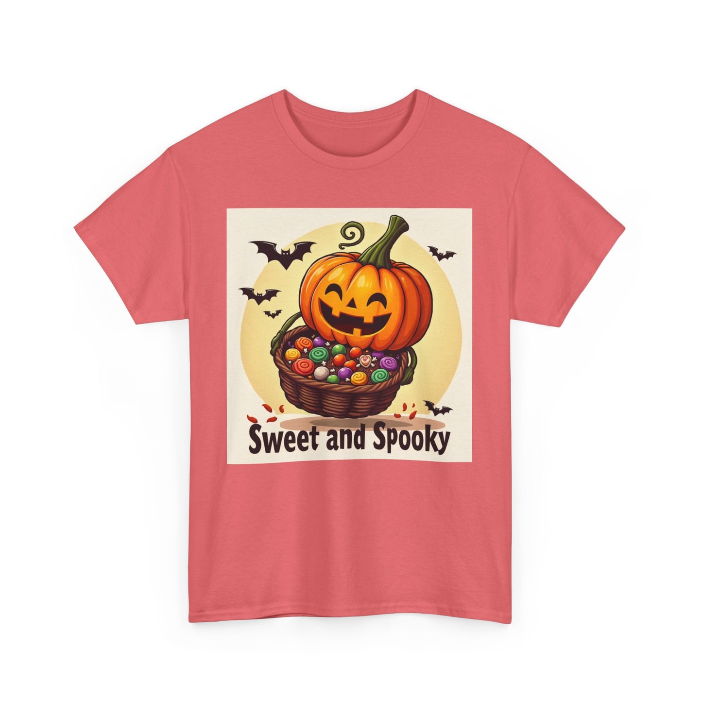 Novelty Tee Sweet and Spooky Pumpkin Tee - Perfect for Halloween, Fall Festivities, Family Gatherings, Casual Wear, Gifts