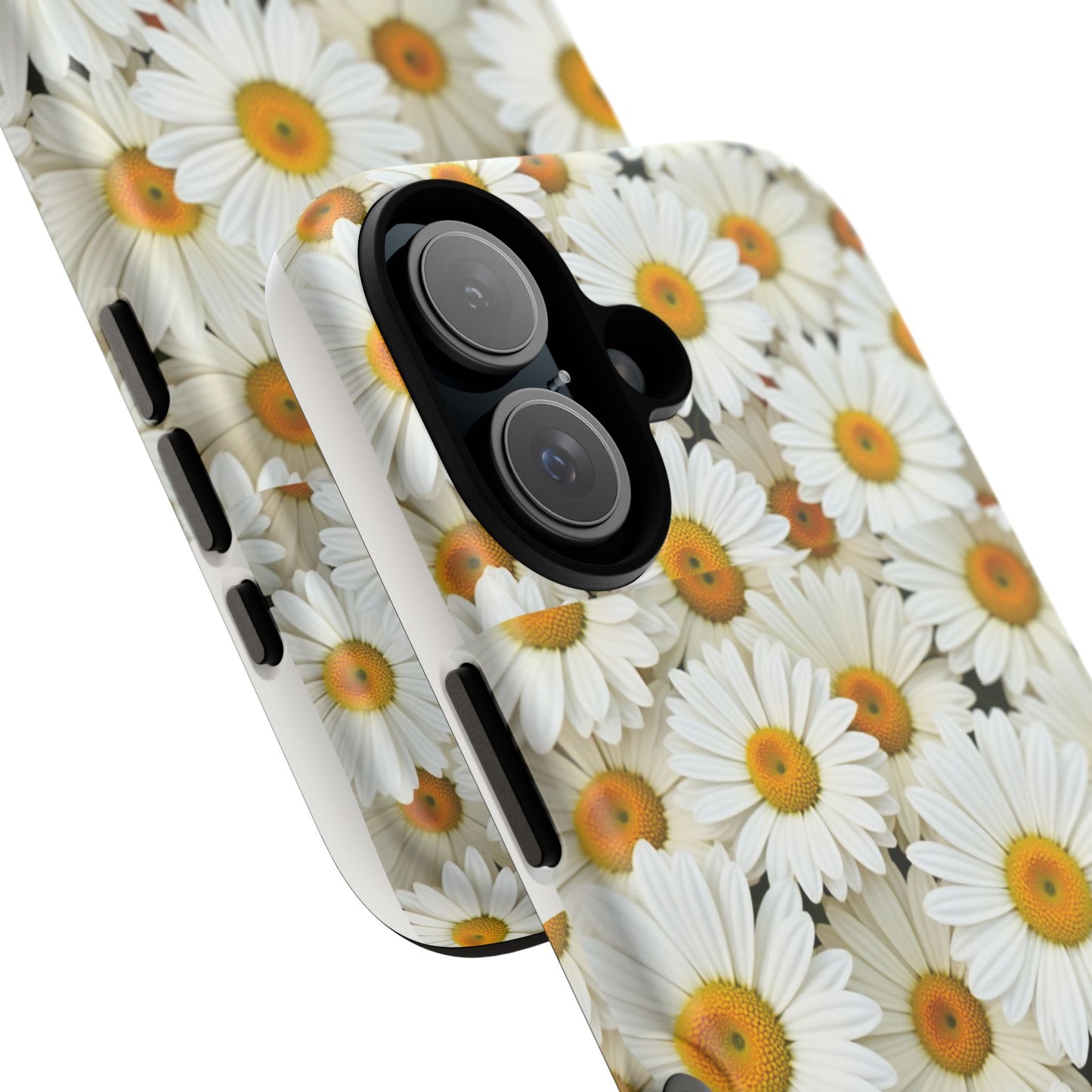 Floral Phone Case, Tough Cases, Daisy Pattern, Nature Lover Gift, Spring Accessory, Stylish Protection